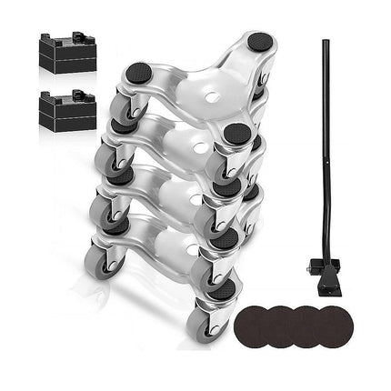 4 X All-purpose Dolly Metal Heavy Duty Furniture Mover Slider Set.