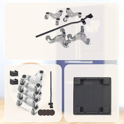 4 X All-purpose Dolly Metal Heavy Duty Furniture Mover Slider Set.