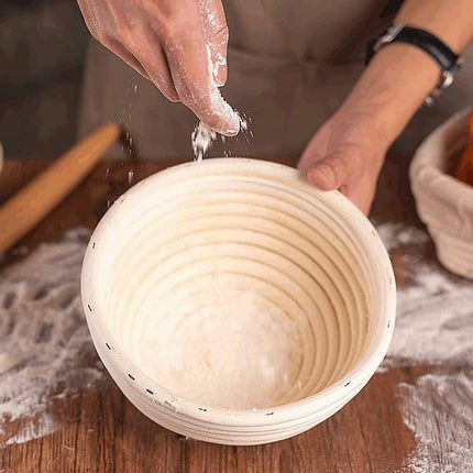 2 x 9" Sourdough Bread Proofing Set Bread Making Kit Round Bowls.