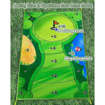 Casual Indoor Golf Putting Practice Set Golf Party Game Mats.