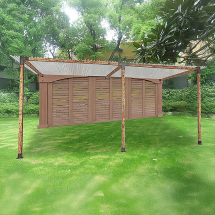 Roof Pergola Gazebo Shed Matte Black Steel Brackets DIY Kits.