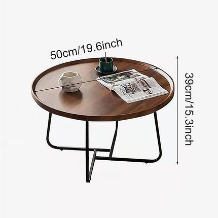 Side Table for Living Room Round Coffee Table.