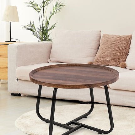Side Table for Living Room Round Coffee Table.