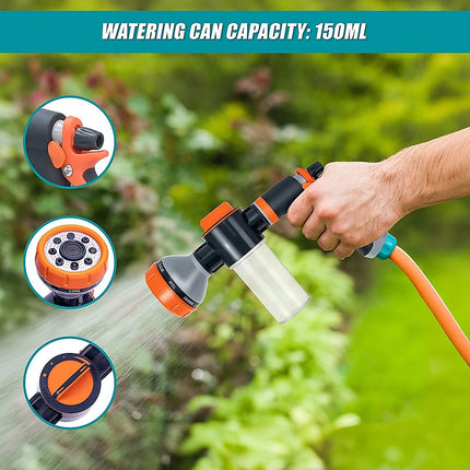 Garden Hose Nozzle Pet Shower Car Wash Leak-Proof Hose Hand Sprayer Switch.
