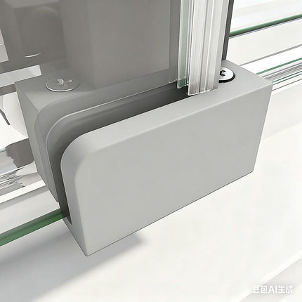 40mm Adjustable Contemporary Corner Sliding Chrome Shower Screen 120x92cm.