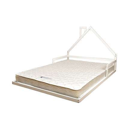 Pine Wood Floor Bed House Frame for Kids and Toddlers.