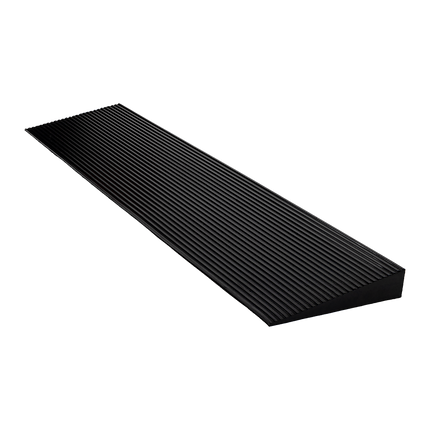 Cuttable Threshold Ramp Rubber Wheelchair Ramp Solid 4 cm Rise 90 cm Wide.