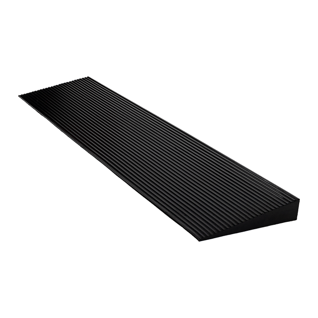 Cuttable Threshold Ramp Rubber Wheelchair Ramp Solid 4 cm Rise 90 cm Wide.