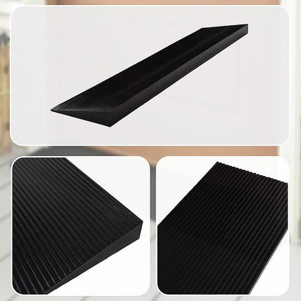 Cuttable Threshold Ramp Rubber Wheelchair Ramp Solid 4 cm Rise 90 cm Wide.