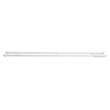 1.5m Double Curtain Tracks Aluminium Rail & Brackets For Both Curtain and Sheer with ceiling and wall accessories.