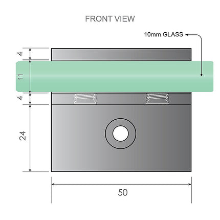 110x100cm Corner Frameless Shower Screen with White Wall Channel and Floor F-Bracket and Brass Hinges, Square Knob Handle.