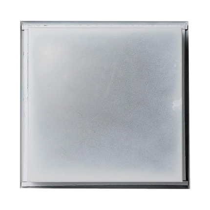 336 x 336 x 101mm Shower Niche Single Shelf Organizer No Tile Needed in White.
