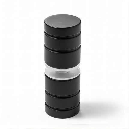 110x110cm Double Door Corner Shower Screen – Wall Channels with SS Hinges in Black, Round Handle.