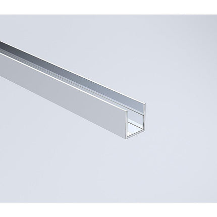 100x100cm Double Door Corner Shower Screen – Channels with Brass Hinges in Chrome, Square Double Pull Handles.