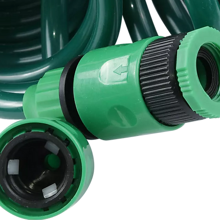 30M Garden Hose Heavy-Duty Coiled Spiral Car Washing Cleaning Water Hose Garden.
