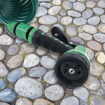 30M Garden Hose Heavy-Duty Coiled Spiral Car Washing Cleaning Water Hose Garden.