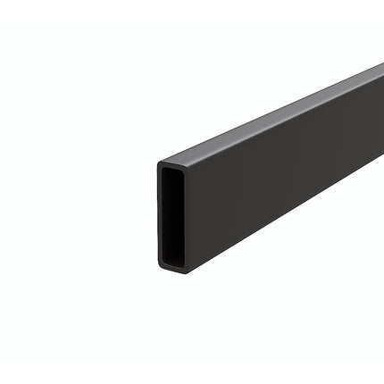 160x90cm Frameless Glass Sliding Corner Shower – With Black Rail and U-Brackets for Contemporary Bathrooms.