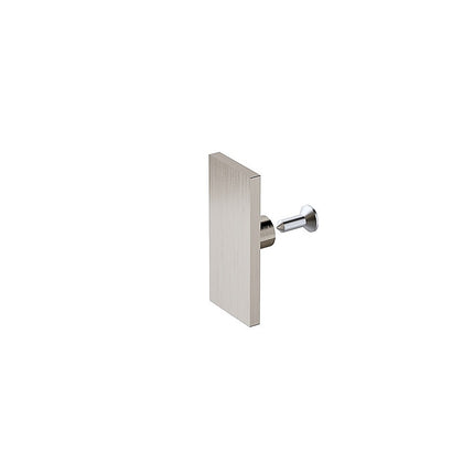 130x90cm Frameless Glass Sliding Corner Shower – With Nickel Rail and U-Brackets for Contemporary Bathrooms.