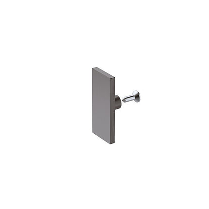140x90cm Frameless Glass Sliding Corner Shower – With Gunmetal Rail and Wall Channel for Contemporary Bathrooms.