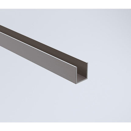 170x80cm Frameless Glass Sliding Corner Shower – With Gunmetal Rail and Wall Channel for Contemporary Bathrooms.