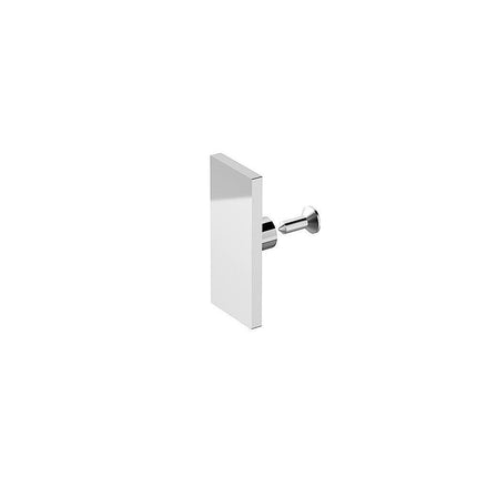130x80cm Frameless Glass Sliding Corner Shower – With Chrome Rail and Wall Channel for Contemporary Bathrooms.