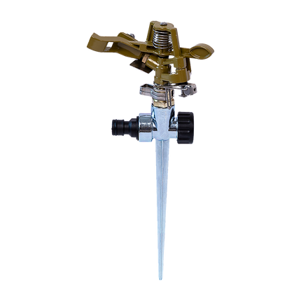 Easy to Install Irrigation Sprinkler 360 Degree Rotating Sprinkler Gun Zinc Alloy Adjustable Rocker Sprinkler.