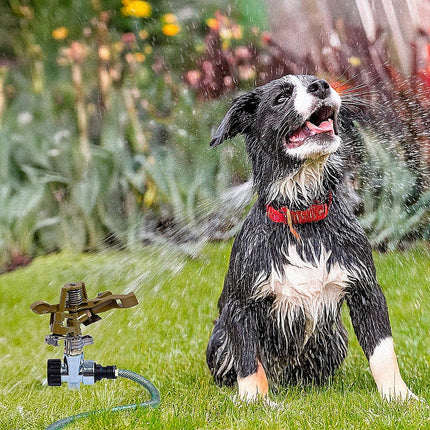 Easy to Install Irrigation Sprinkler 360 Degree Rotating Sprinkler Gun Zinc Alloy Adjustable Rocker Sprinkler.