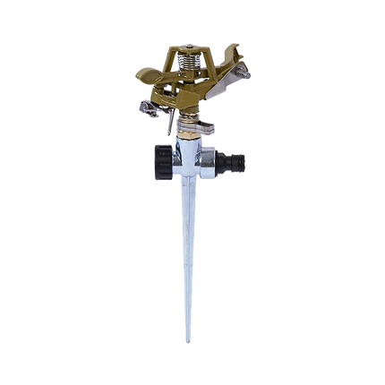 Easy to Install Irrigation Sprinkler 360 Degree Rotating Sprinkler Gun Zinc Alloy Adjustable Rocker Sprinkler.
