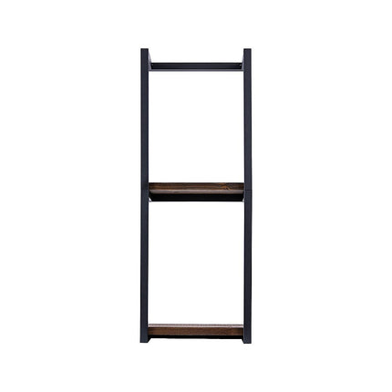 Stylish Bathroom Towel Storage Rack with Wooden Shelves.