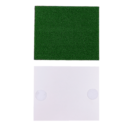 Golf Cornhole Game With Chipping Mats, Golf Balls, Putters.