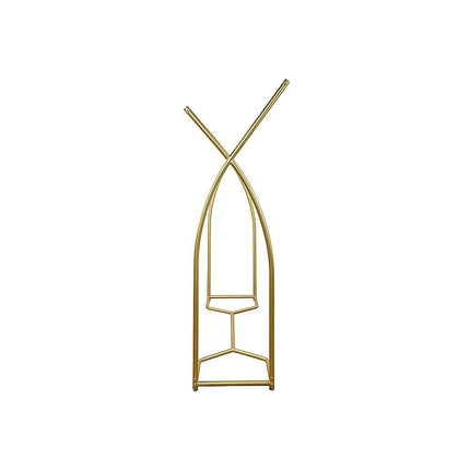Commercial Clothing Garment Rack Retail Shop in Gold.