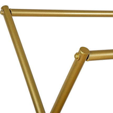 Commercial Clothing Garment Rack Retail Shop in Gold.