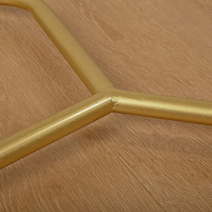 Commercial Clothing Garment Rack Retail Shop in Gold.