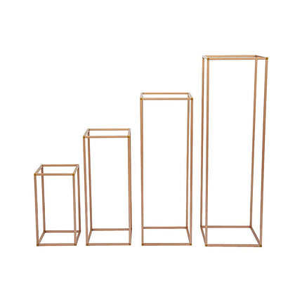 Rose Gold Metal Flower Stand.