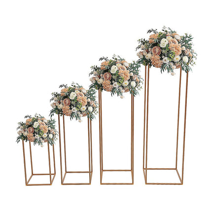 Rose Gold Metal Flower Stand.
