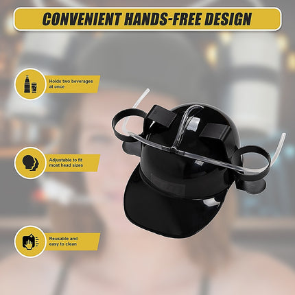 Novelty Drinking Helmet Beer Hat Bucks Hens Soda Holder Party.