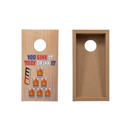 Cornhole Toss Portable Entertainment for Buck Hens Parties.