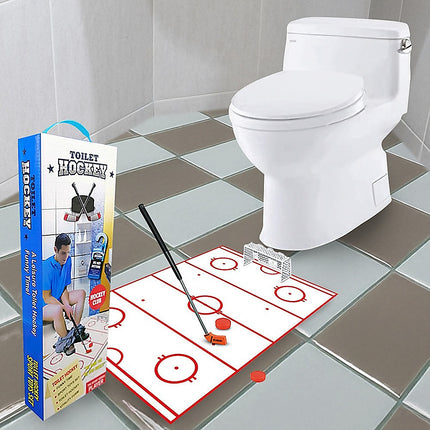 Hockey Game Toilet Bathroom Loo Entertainment Gift.