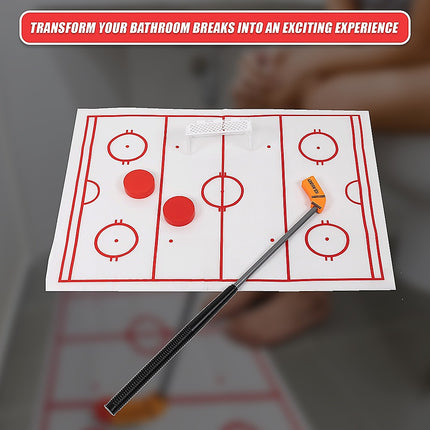 Hockey Game Toilet Bathroom Loo Entertainment Gift.