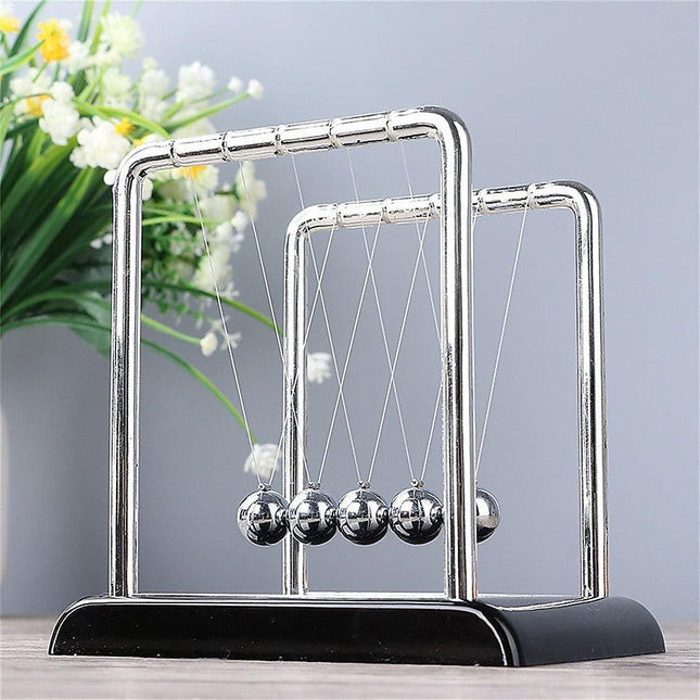 Newton's Cradle Steel Balance Small Pendulum Physics Science.