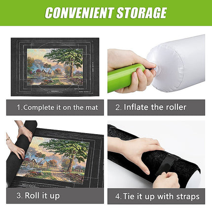 Jigsaw Puzzle Mats 1500pc Storage.
