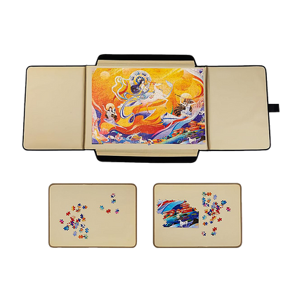 Portable Jigsaw 1000 Pieces Board Puzzle Storage Carry Safe Case Carrier.