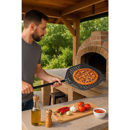 Pizza Paddle Peel Woodfire Outdoor Oven Aluminium.