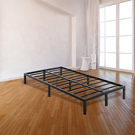 King Single Full Metal Bed Frame Base – Sturdy Steel Bed Base for Australian Mattress.