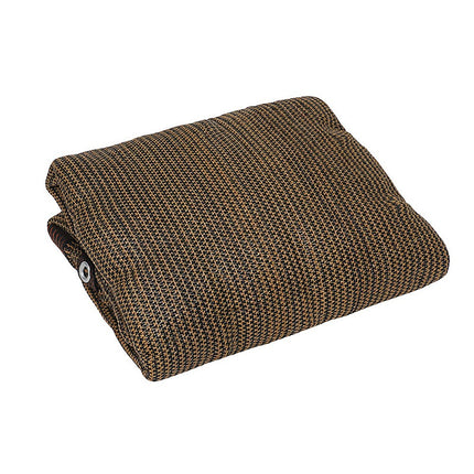 15m x 2m Fence Windscreen Privacy Screen Shade Cover Coffee Fabric Mesh Garden.