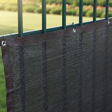 20m x 2m Fence Windscreen Privacy Screen Shade Cover Black Fabric Mesh Garden.