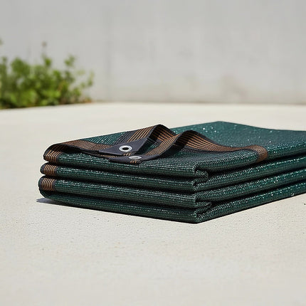 15m x 2m Fence Windscreen Privacy Screen Shade Cover Dark Green Fabric Mesh Garden.