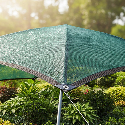 15m x 2m Fence Windscreen Privacy Screen Shade Cover Dark Green Fabric Mesh Garden.