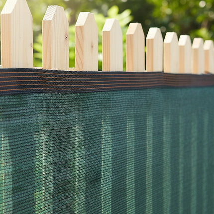 20m x 2m Fence Windscreen Privacy Screen Shade Cover Dark Green Fabric Mesh Garden.