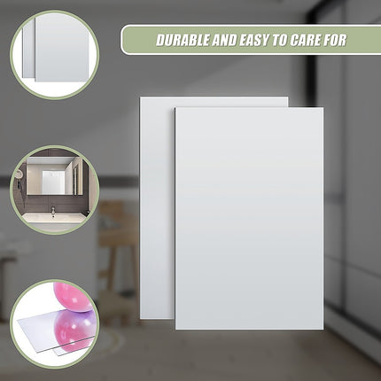 MIRROR Acrylic Sheet Perspex Sheet Panel 2pc/set 900mm x 600mm x 3mm.